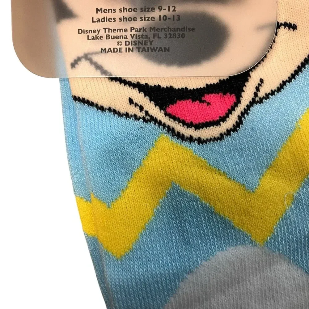 Disney Parks Socks Adult Blue Mickey Mouse Easter Bunny Egg Hunt‎ Unisex Novelty